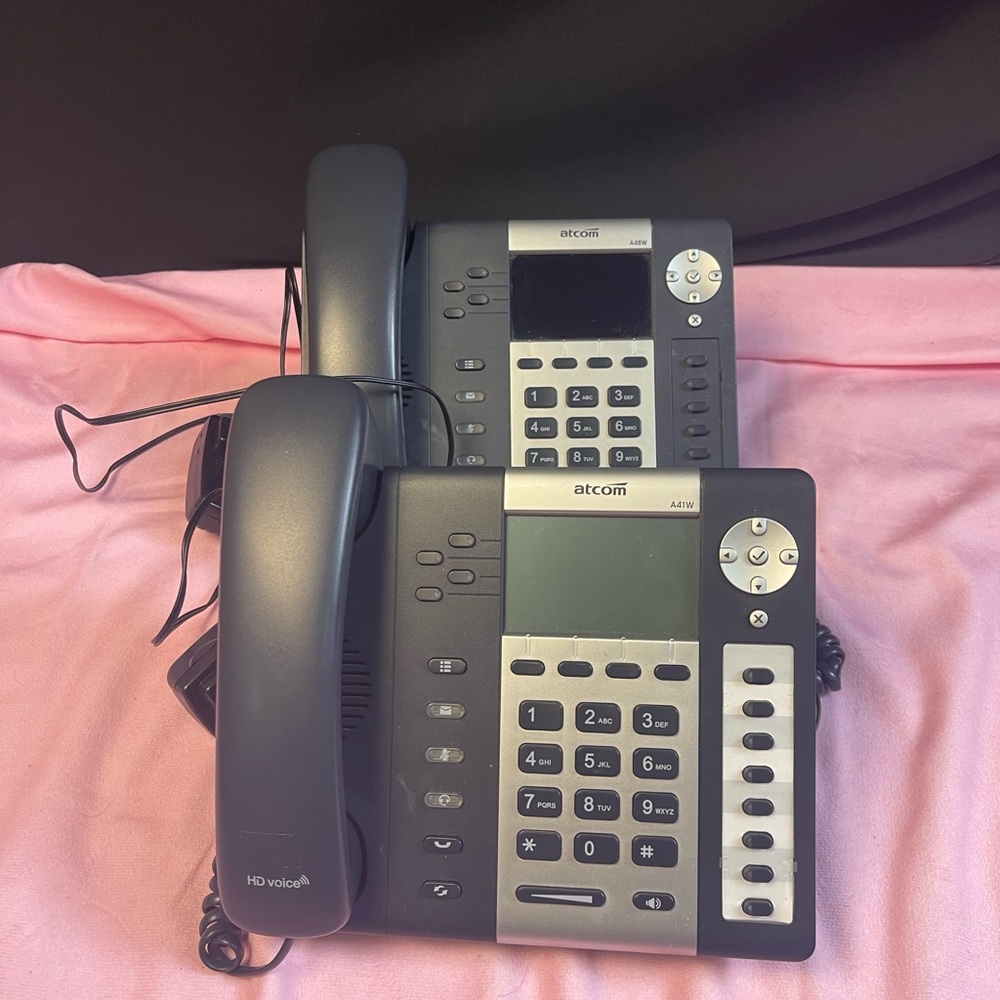 ATCOM A41W Offices Phones Set of 2.